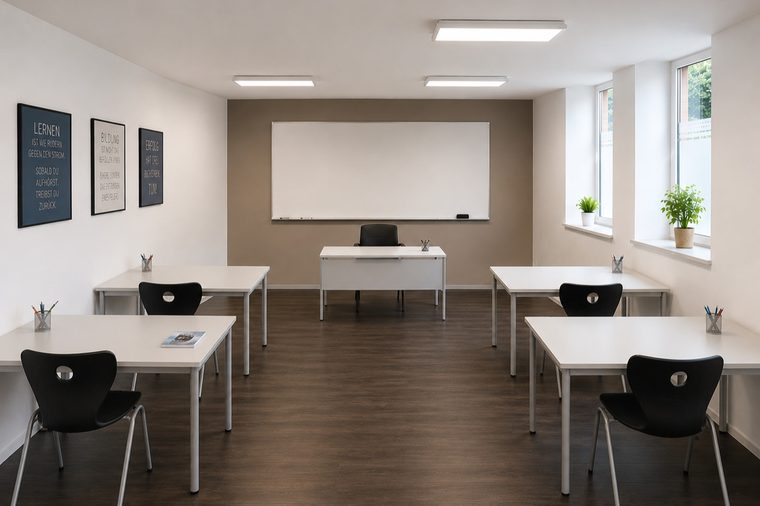 Unterrichtsraum bei ProStudy in Sontra